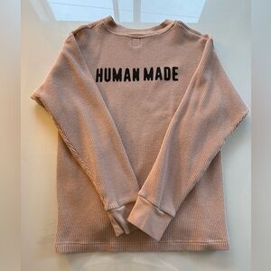 Human Made Men’s Waffle Knit Long-Sleeve Sweater